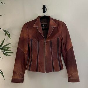 SOLD ❣️ Brown Leather Women's Jacket